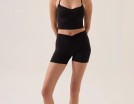 Los Ojos x Ece Siyah Kalp Yaka Spor Sütyeni Sweetheart Neck Top