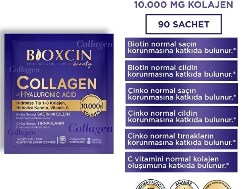 Bioxcin Beauty Tip 1-3 Collagen 10.000 mg 30 Saşe - 3 Al 2 öde Bioxcin Beauty Tip 1-3 Collagen 10.000 mg 30 Saşe - 3 Al 2 öde