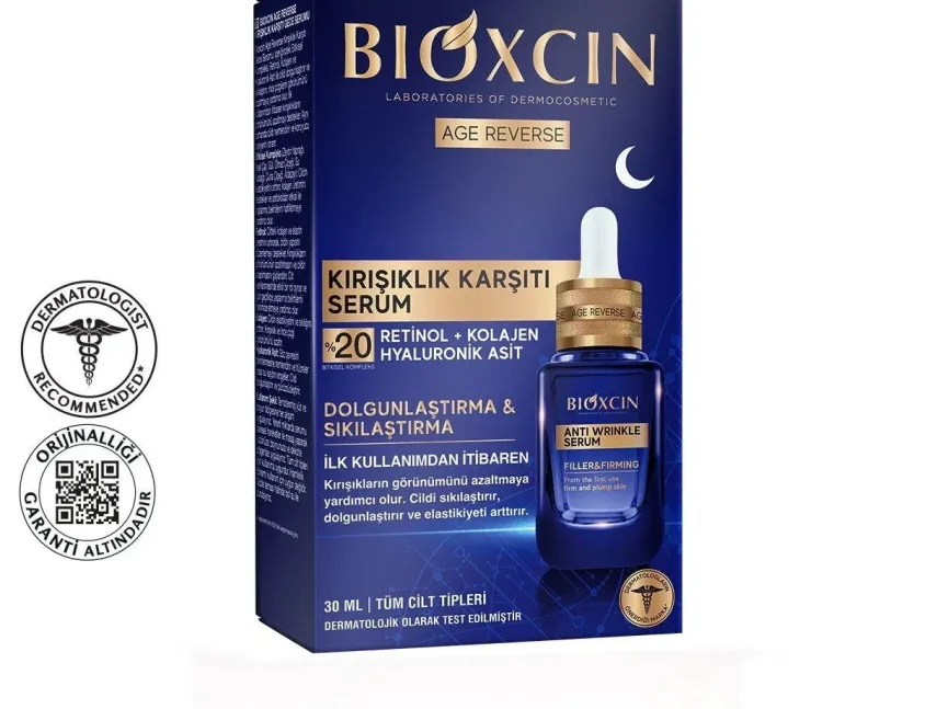 Bioxcin Age Reverse Anti Wrinkle Kırışıklık Karşıtı Gece Serumu 30 ml