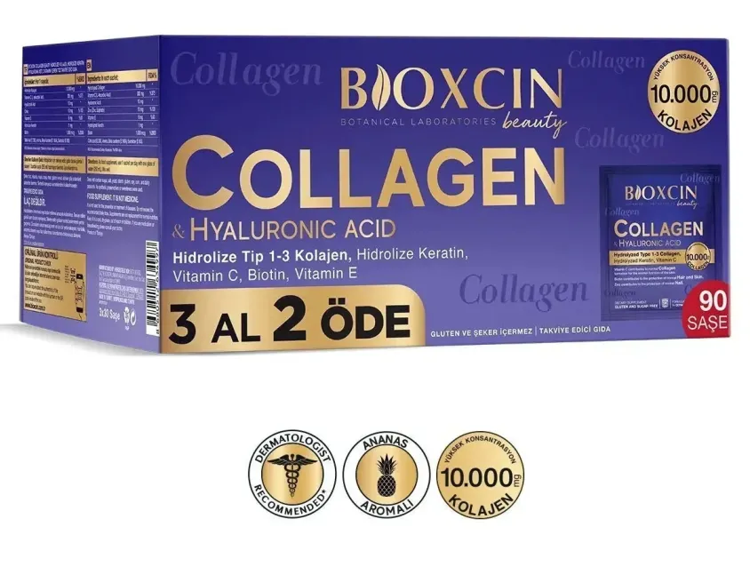 Bioxcin Beauty Tip 1-3 Collagen 10.000 mg 30 Saşe - 3 Al 2 öde