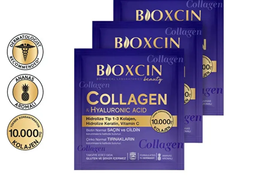 Bioxcin Beauty Collagen Tip 1-3 Hyaluronic Acid 10.000 mg 30 Saşe