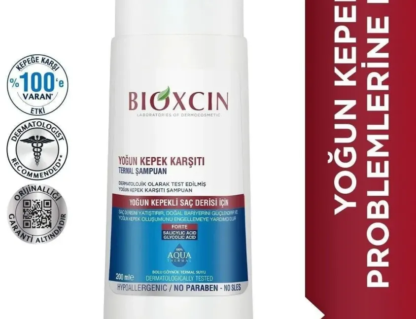 Bioxcin DS Yoğun Kepek Karşıtı Şampuan 200 ml 4 Adet