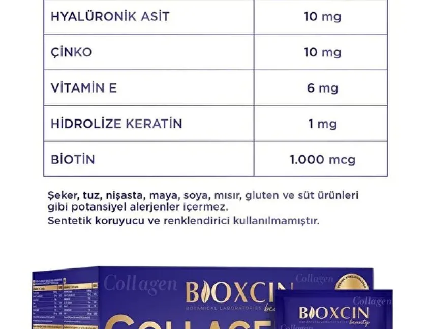 Bioxcin Beauty Tip 1-3 Collagen 10.000 mg 30 Saşe - 3 Al 2 öde Bioxcin Beauty Tip 1-3 Collagen 10.000 mg 30 Saşe - 3 Al 2 öde