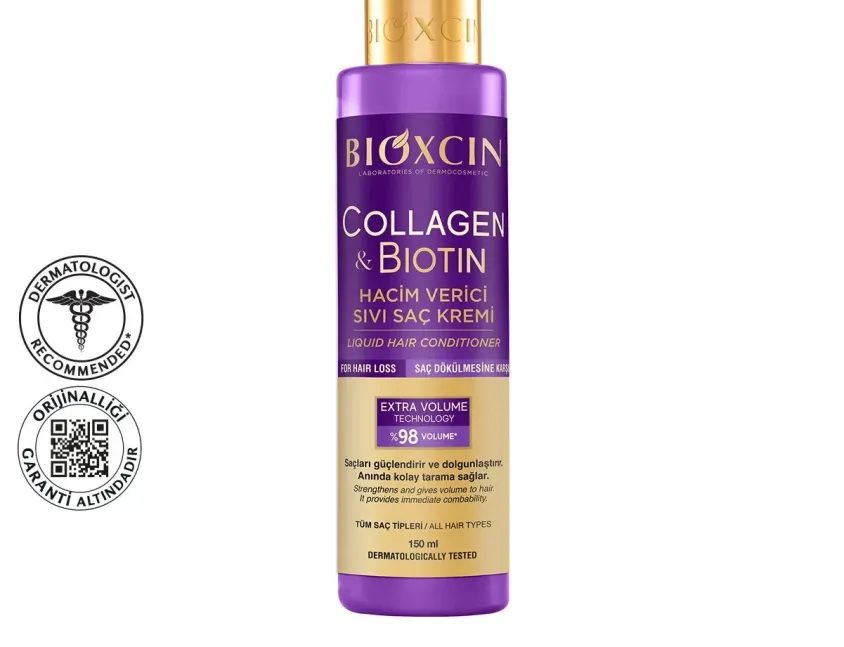 Bioxcin Collagen Biotin Hacim Veren Sıvı Saç Kremi 150 ml