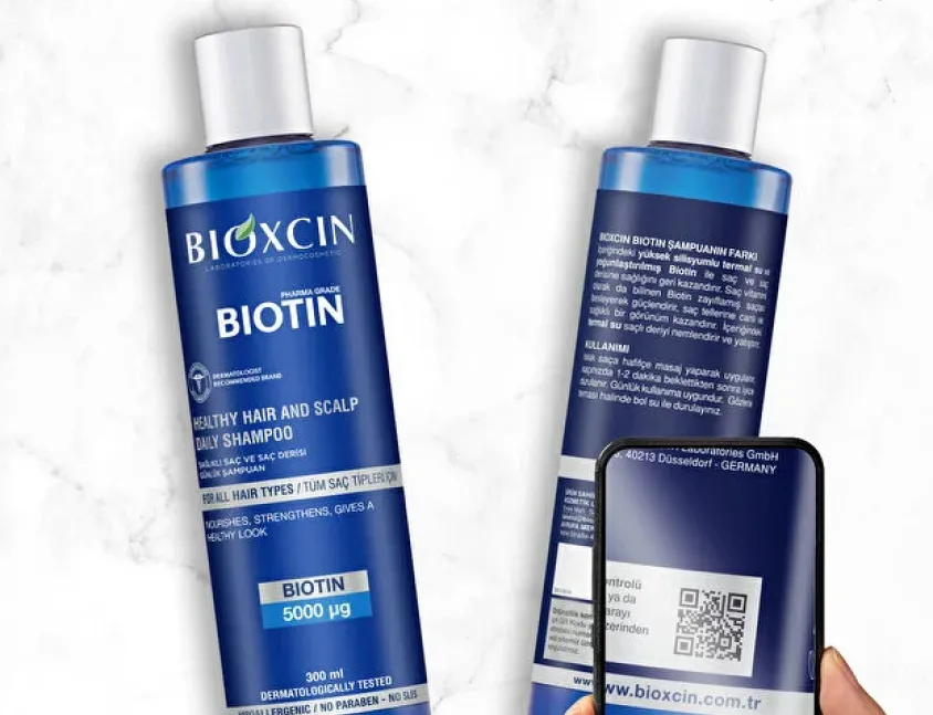 Bioxcin Biotin 5000 mcg Dökülme Karşıtı Şampuan 300 ml - Tüm Saç Tipleri İçin