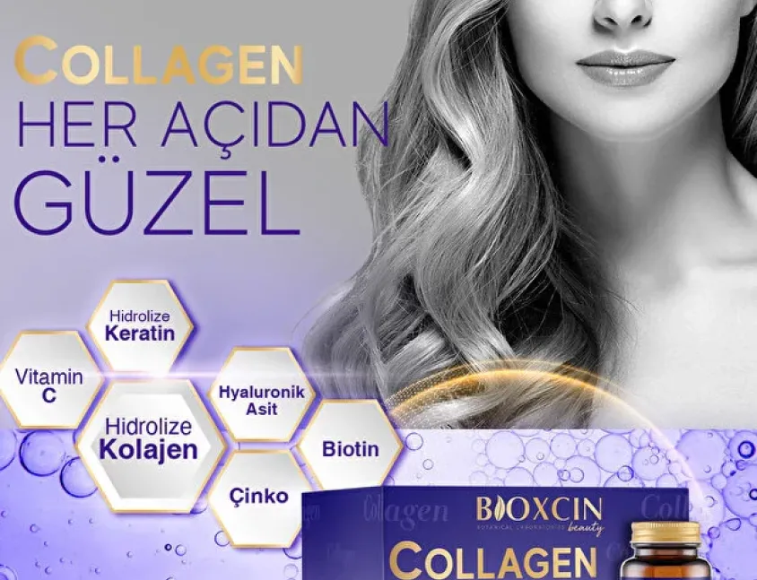 Bioxcin Beauty Collagen Tip 1-3 Hyaluronic Acid 10.000 mg 30 Saşe